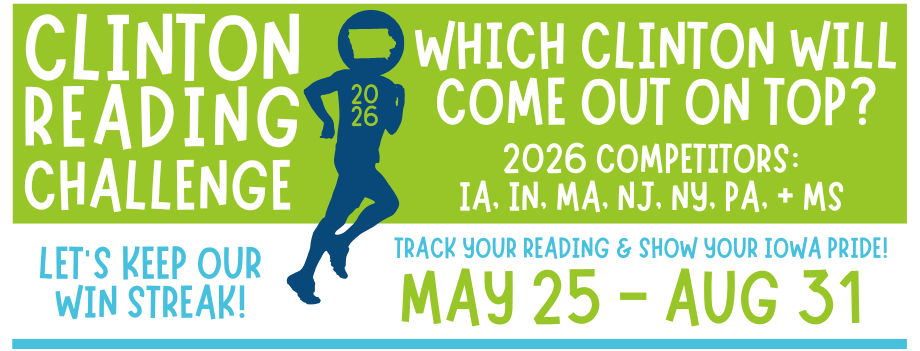 Clinton Reading Challenge banner